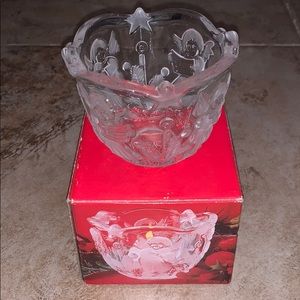Mikasa Crystal Candleholder
